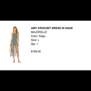 Revolve Majorelle Crochet Bathing Suit Cover Up